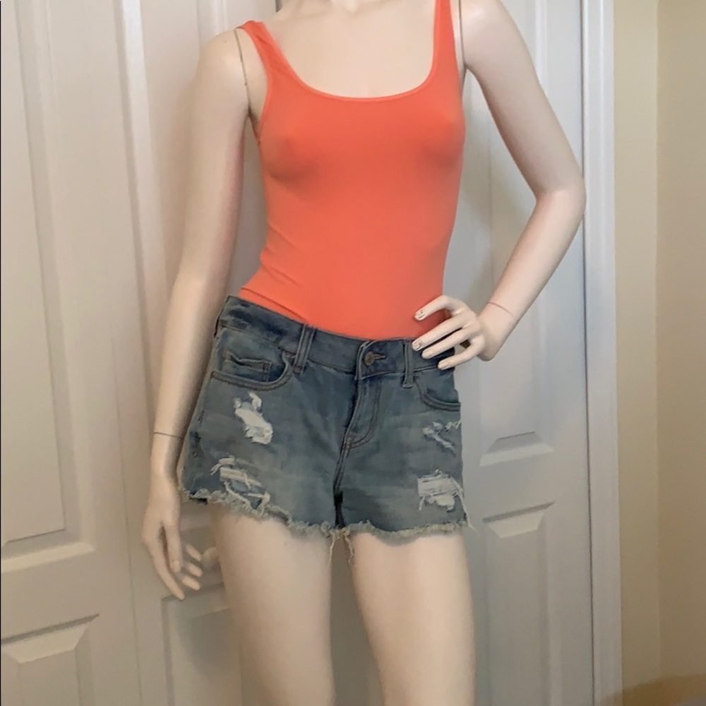 Denim shorts